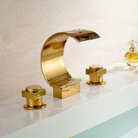 Juno Showers Juno Gold Finish Bathroom Basin Sink Faucet