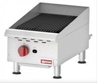 COUNTERTOP RADIANT GAS CHAR-BROILER WITH 1 BURNER