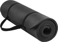 Yoga Mat 1/3 inch QMKGEC Exercise Mats 8mm TPE Non Slip Extra
