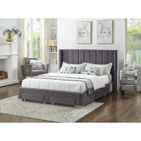 Comfort Design Mats Abdel Blue Bed, Queen