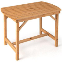 Millwood Pines Roznin Wooden Dining Table