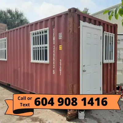 40' High Cube Containers starting at $3900 without any modifications Call or Text 604 908 1416 for a...