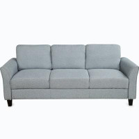 Corrigan Studio 3-Seat Linen Fabric Sofa