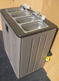 Portable Sink Mobile Concession compartment hot water  - 4 compartment - BRAND NEW - FREE SHIPPING