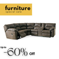 2-Piece Reclining Sectional on Sale !!