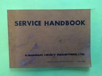 1969 Kawasaki H1 A1 A7 W1 W2 Service Handbook