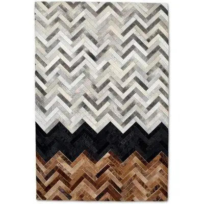 Area Rugs Clearance Up To 80% OFF Meticulously hand-stitched leather area rugs these patchwork carpe...