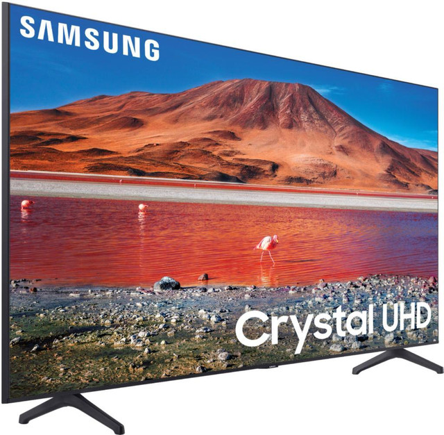 Samsung  82 inch Class 7 Series LED 4K UHD Smart Tizen TV UN82TU7000FXZA UN82TU700DF in TVs in Mississauga / Peel Region - Image 2