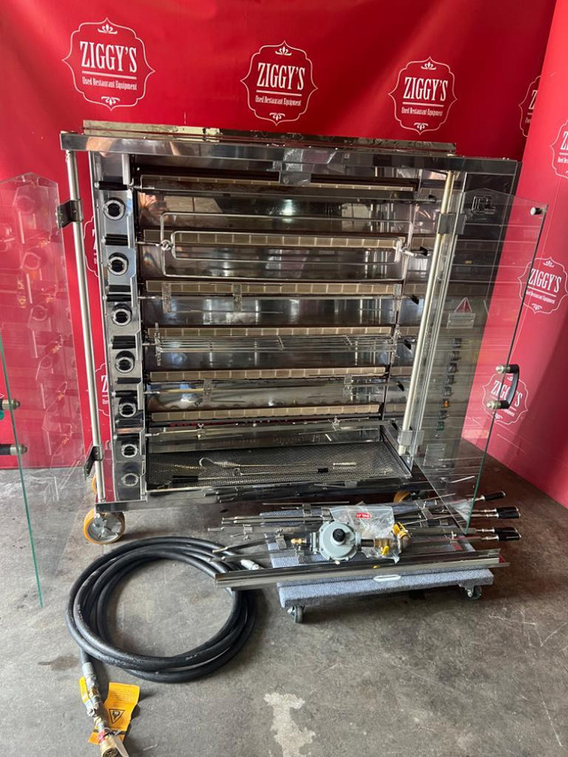 APropane Rotisol 1425.6  lamb fish chicken rotisserie bbq with extra attachments for only $9,995 ! like new ! can ship ! in Industrial Kitchen Supplies