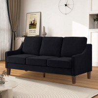 Mercer41 73.97" W Swoop Arm Upholstered Sofa