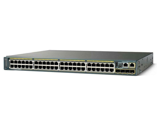 Cisco Catalyst 2960S-48FPS Layer 2 - Gigabit Ethernet Switch - 48 x 10/100/1000 PoE+ Ports - 740W - 4 x SFP in Servers