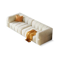 Crafts Design Trade 108.27" Off-White Cloth Modular Sofa cushion couch