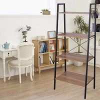 Ebern Designs Brynulf 53 in H 4-Tier Freestanding Bookcase Storage Rack Plant Stand Ladder Shelves