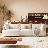 Ivy Bronx Upholstered Sofa (Beige)