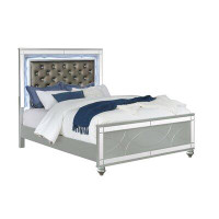 CDecor Home Furnishings Karmen Queen Tufted Standard Bed