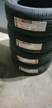 BRAND NEW WITH LABELS ULTRA HIGH PERFORMANCE   V RATED HANKOOK ALLSEASON  195 /  55  /  15  SET OF    FOUR.