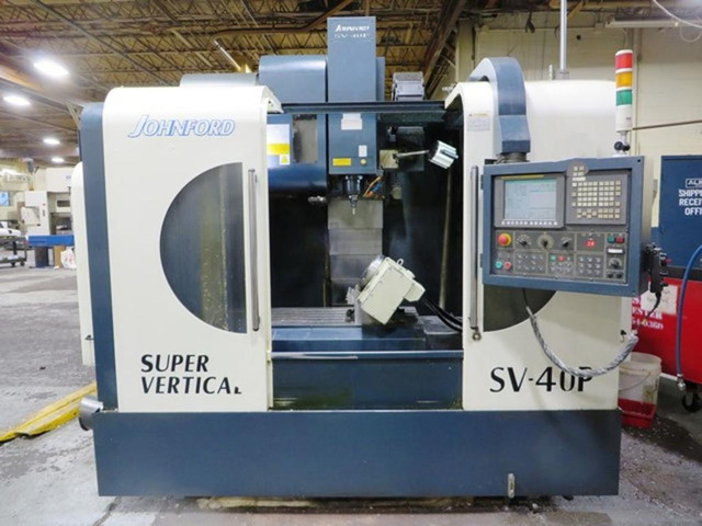Johnford Sv-40p Vertical Machining Center With 4th Axis in Other Business & Industrial