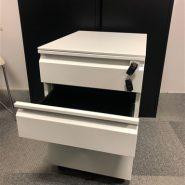 Icon Metal Mobile Box/Box/File Pedestal – White – Showroom Model in Desks in Belleville Area - Image 2