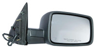 Mirror Passenger Side Dodge Ram 1500 2009-2010 Power Heated Textured Without Signal/Memory/Puddle Lamp Non-Tow Type , CH