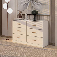 Ebern Designs Modern 6-Drawer Dresser For Bedroom