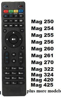 IPTV Set Top Box Replacement Remote control IP TV Box Mag 254 Mag 250 to 257 275 322 Mag 349 to 352
