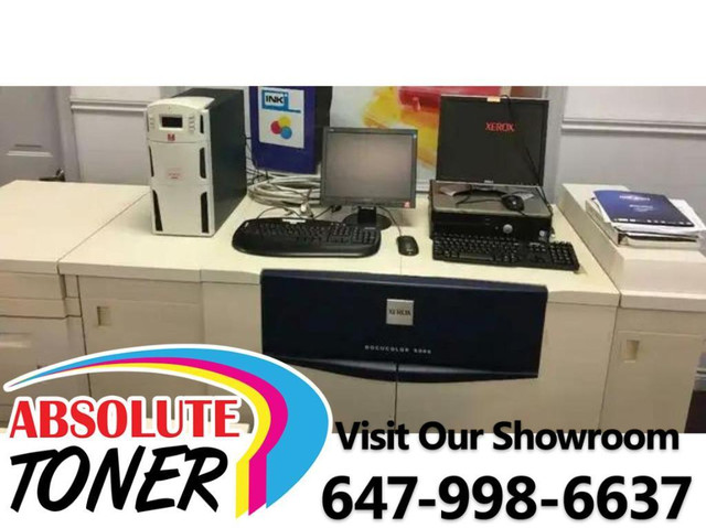Xerox DC 5000 Docucolor Production Copier Printer HIGH Quality FAST Copiers Printers with Finisher Booklet Maker Fiery in Other Business & Industrial in Ontario - Image 4