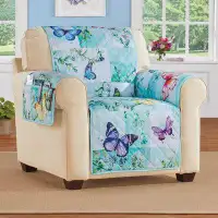 August Grove Butterfly Patch Furn Protector