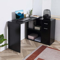 Ebern Designs Kyha 15.75'' W L-Shaped Computer Desk with and Cabinet