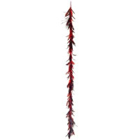 The Holiday Aisle® Coffeyville 6' Red Green Novelty Garland