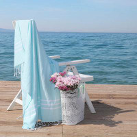 Longshore Tides Longshore Tides 100% Turkish Cotton Alara Pestemal Beach Towel (Set Of 2)