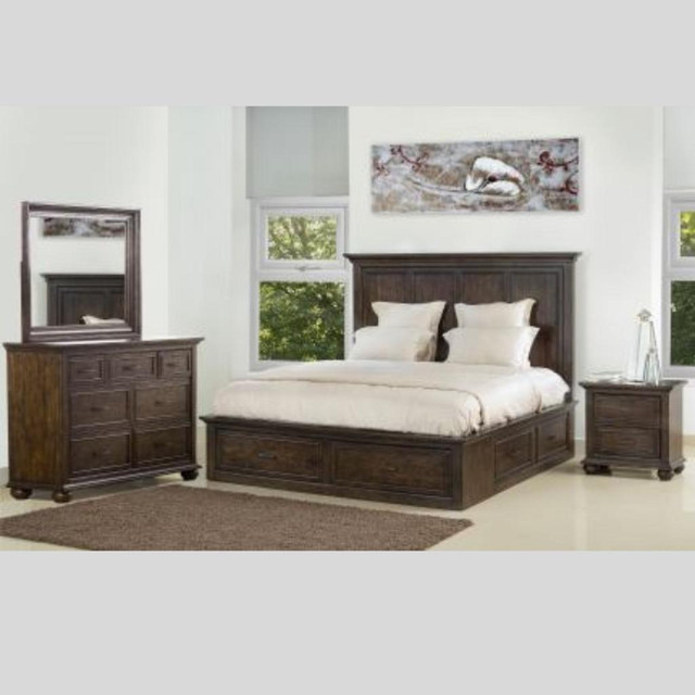 Wooden Bedroom Set Toronto Sale in Beds & Mattresses in Toronto (GTA) - Image 3