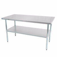 Stainless steel tables, shelves, sinks, faucets, grease traps on Sale
