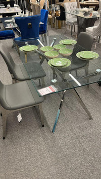 Glass Top Dining Room Set on Discount!!