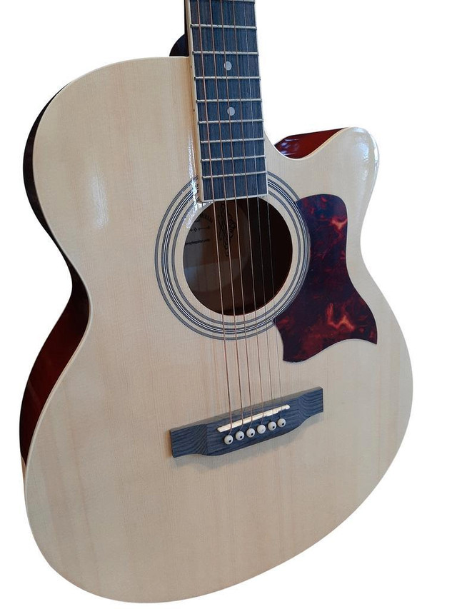 Acoustic Guitar for Beginners Adults Students 40 inch Full size Natural SPS377PG in Guitars - Image 3