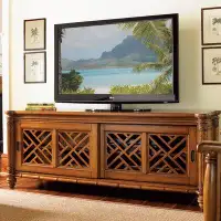 Tommy Bahama Home Island Estate Solid Wood TV Stand for TVs up to 85"