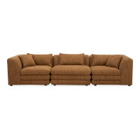 Hokku Designs Makalah 3 - Piece Upholstered Sectional
