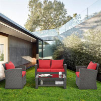 Winston Porter Patio Furniture Sets, Outdoor Conversation Set