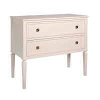 ellahome Nicole Solid Wood 2 - Drawer Accent Chest