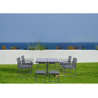 Wildon Home® 8 - Person Square Outdoor Dining Set With Cushions