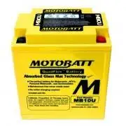 MotoBatt MB10Uolt 175CCA QuadFlex AGM Battery YB10AA2 YB10LB2 YB10LA2 YB10LB