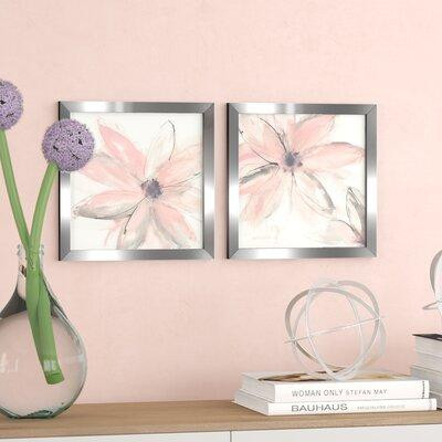 Latitude Run® Blush Clematis I - 2 Piece Print Set in Home Décor & Accents