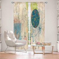 East Urban Home Lined Window Curtains 2-panel Set for Window Size by Paper Mosaic Studio - Earthy Soul