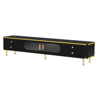 Mercer41 TV Stand For 65+ Inch TV, Entertainment Centre TV Media Console Table, TV Stand With Storage, TV Console Cabine