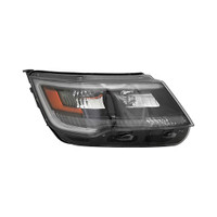 Head Lamp Passenger Side Ford Explorer Sport 2016-2018 Hid Sport Model Black Housing High Quality , FO2519131