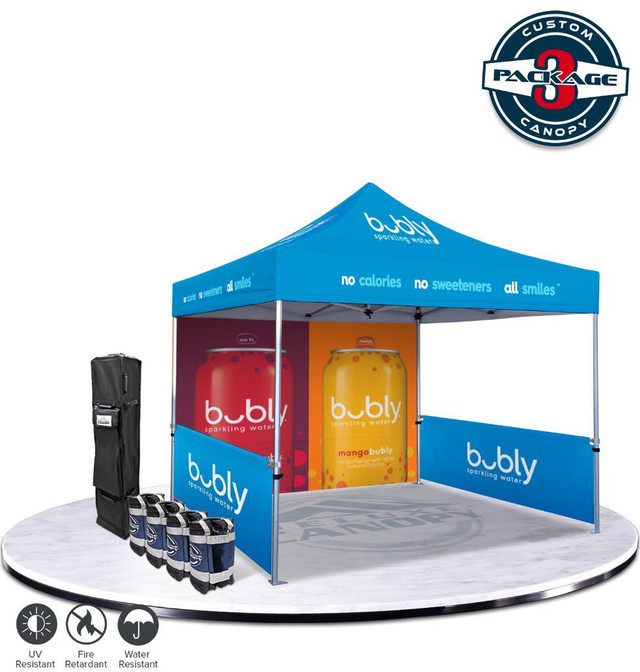 Premium Custom Printed Pop-Up Canopy Tents, Inflatable Tents, Exhibition Booths for Trade Shows in Patio & Garden Furniture in Newfoundland - Image 2