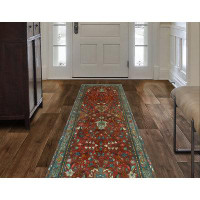 Isabelline Johneka One-of-a-Kind 3'2" X 9'4" 2022 Runner Wool Area Rug