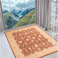 ECARPETGALLERY One-of-a-Kind Hand-Knotted New Age Chobi Finest Brown/Beige 8'2" x 10' Wool Area Rug