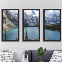 Picture Perfect International Banff 3 - 3 Piece Picture Frame Photograph Print Set on Acrylic