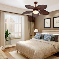 Bay Isle Home™ Nicklas 52'' 5 - Blade LED Ceiling Fan with Remote and Light Kit
