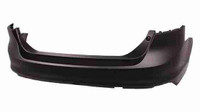 2012-2014 Ford Focus Bumper Rear Primed Sdn With Out Sensor Hole - Fo1100677